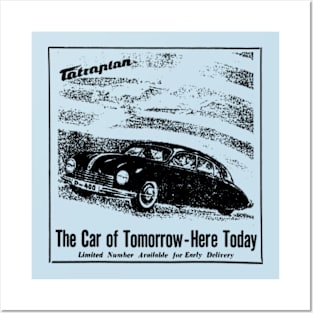 TATRA TATRAPLAN - THE CAR OF TOMORROW Posters and Art